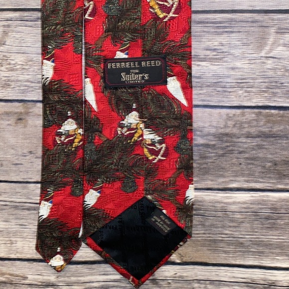 Silk Christmas tie Ferrell Reed for Suiter’s - Picture 3 of 3